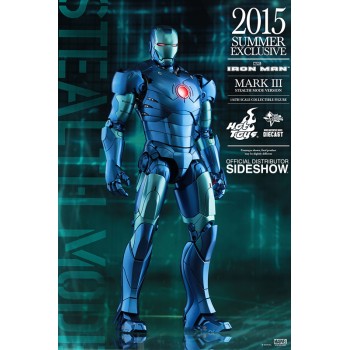 Iron Man MMS Diecast Action Figure 1/6 Iron Man Mark III Stealth Mode Version Summer Exclusive 30 cm